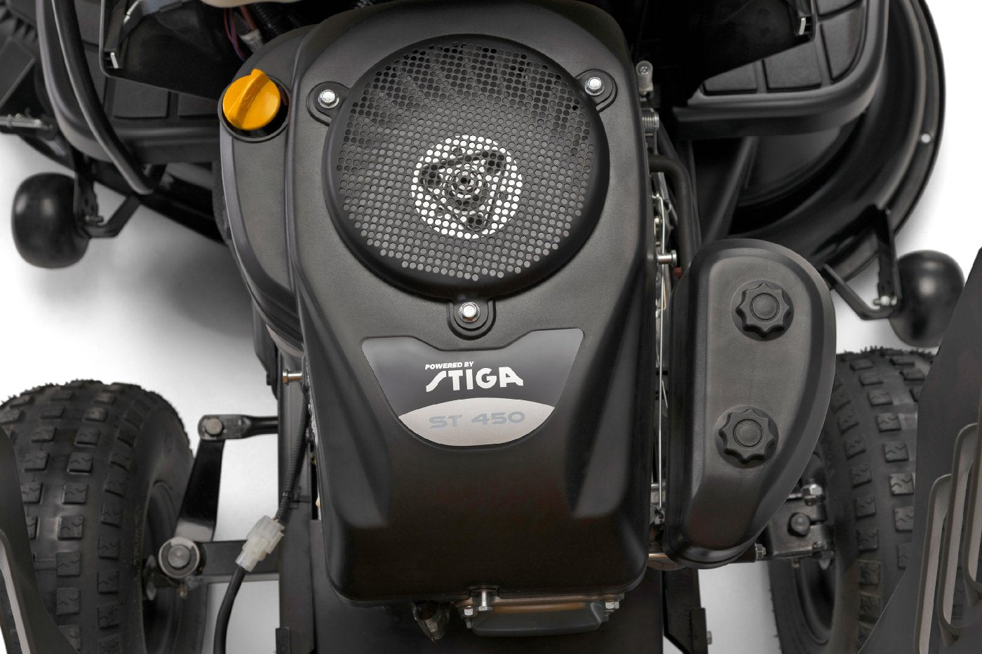 STIGA Tornado 398 – Tractor Cortacésped con Hidrostato y Mulchkit (Modelo 2025)